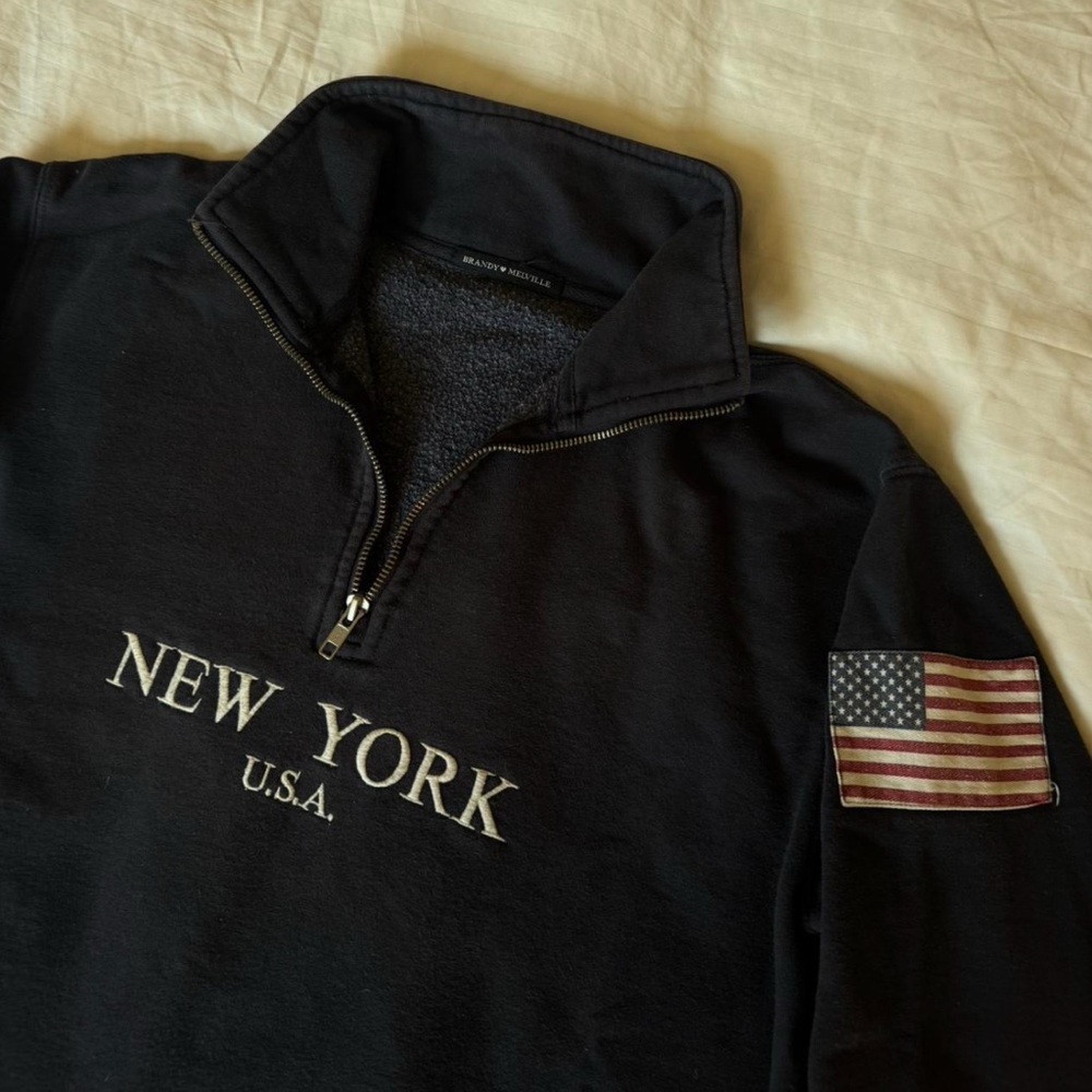 Brandy Melville quarter zip - Picture 2 of 2